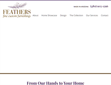 Tablet Screenshot of feathersdesign.com